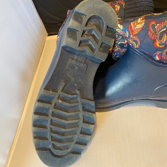 Sakroots Rain boots, Quilted Top Navy Size 8 - Picture 6 of 7